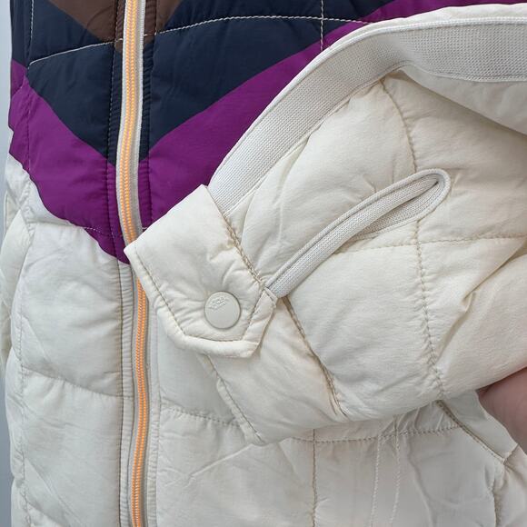 FP Movement Hatch Pippa Maternity Jacket WMNs XS Ivory Stripe Full Zip OB2025522 - Picture 7 of 16